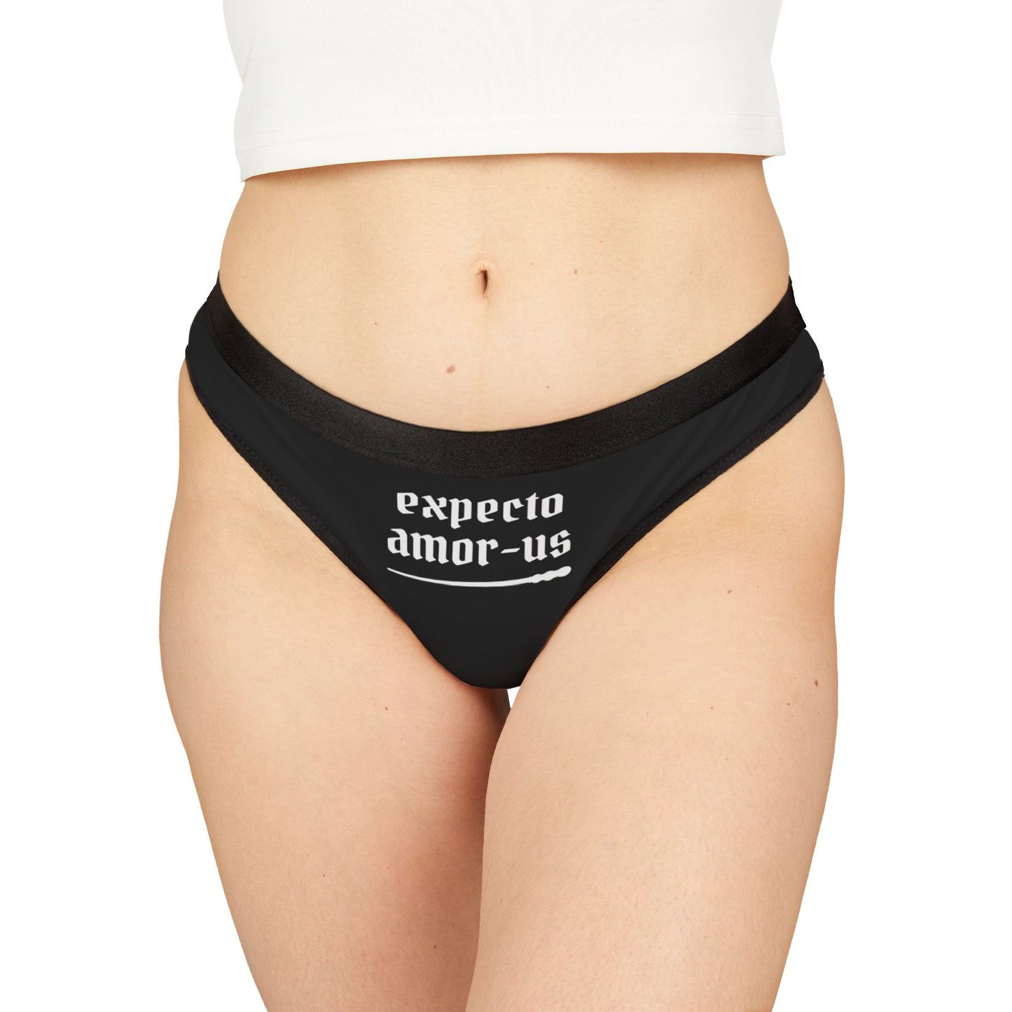 Expecto Amor-us Magical Underwear Inspired Thongs Perfect for Valentines, Anniversaries, Bachelorette Parties, Weddings