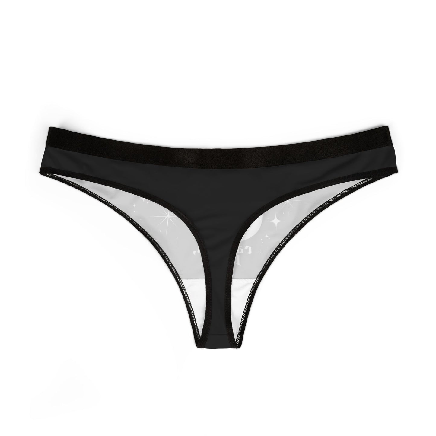 Careful, I Bite – Bold & Magical Wolf Paw Print Thong Perfect for Valentines, Anniversaries, Bachelorette Parties, Weddings, and More!