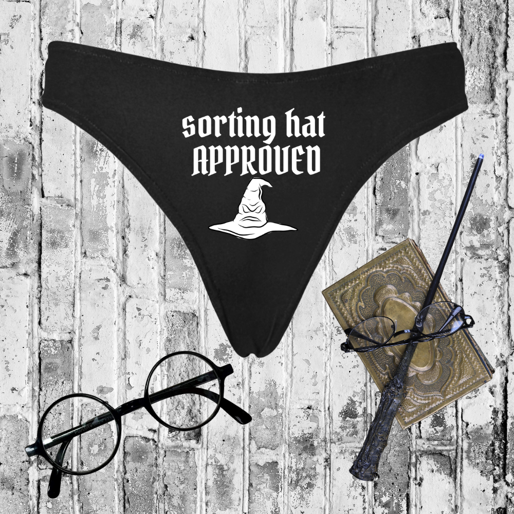 Sorting Hat Approved Thongs Perfect for Valentines, Anniversaries, Bachelorette Parties, Weddings, and More!