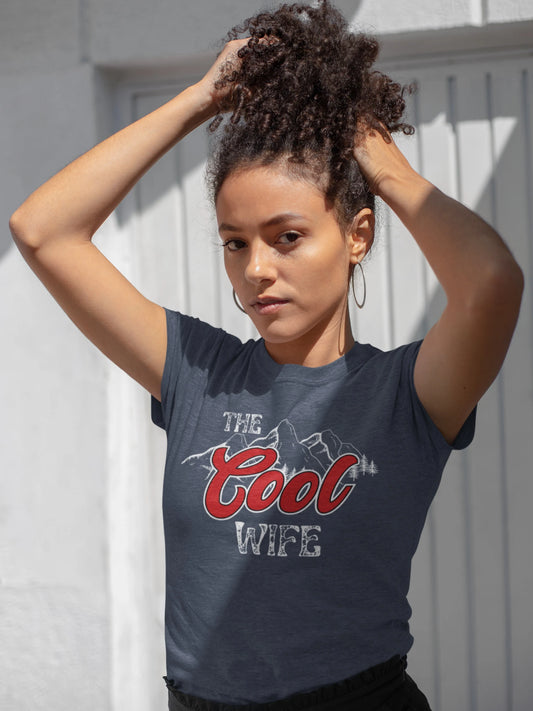 The Cool Wife T-Shirt | Retro Vintage Wifey Tshirt | Bridal Shower Gift For Bride | Future Mrs Newly Wed Shirt | Western Wife Tee