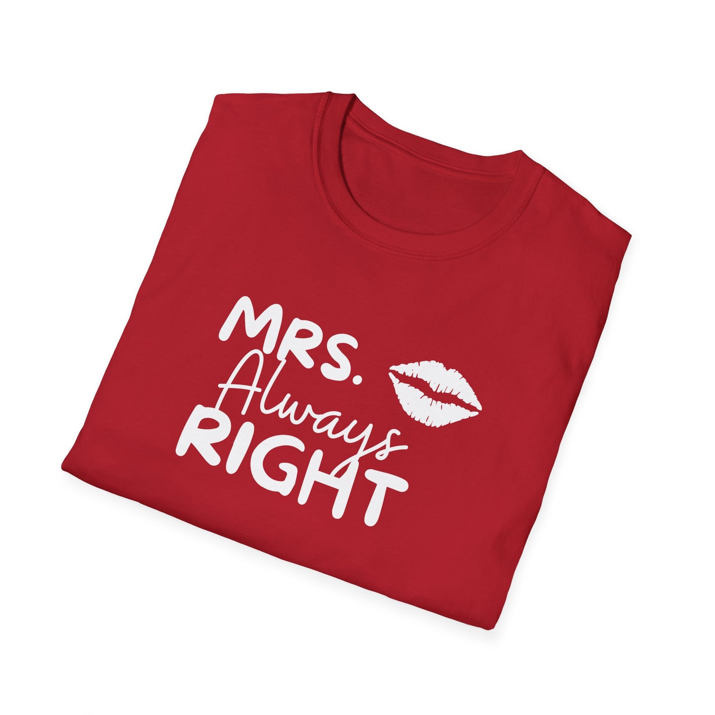 Matching Couple T-Shirts, Bride and Groom, Funny Husband Wife Shirt, Mrs. Always Right Mr. Never Wrong Shirt