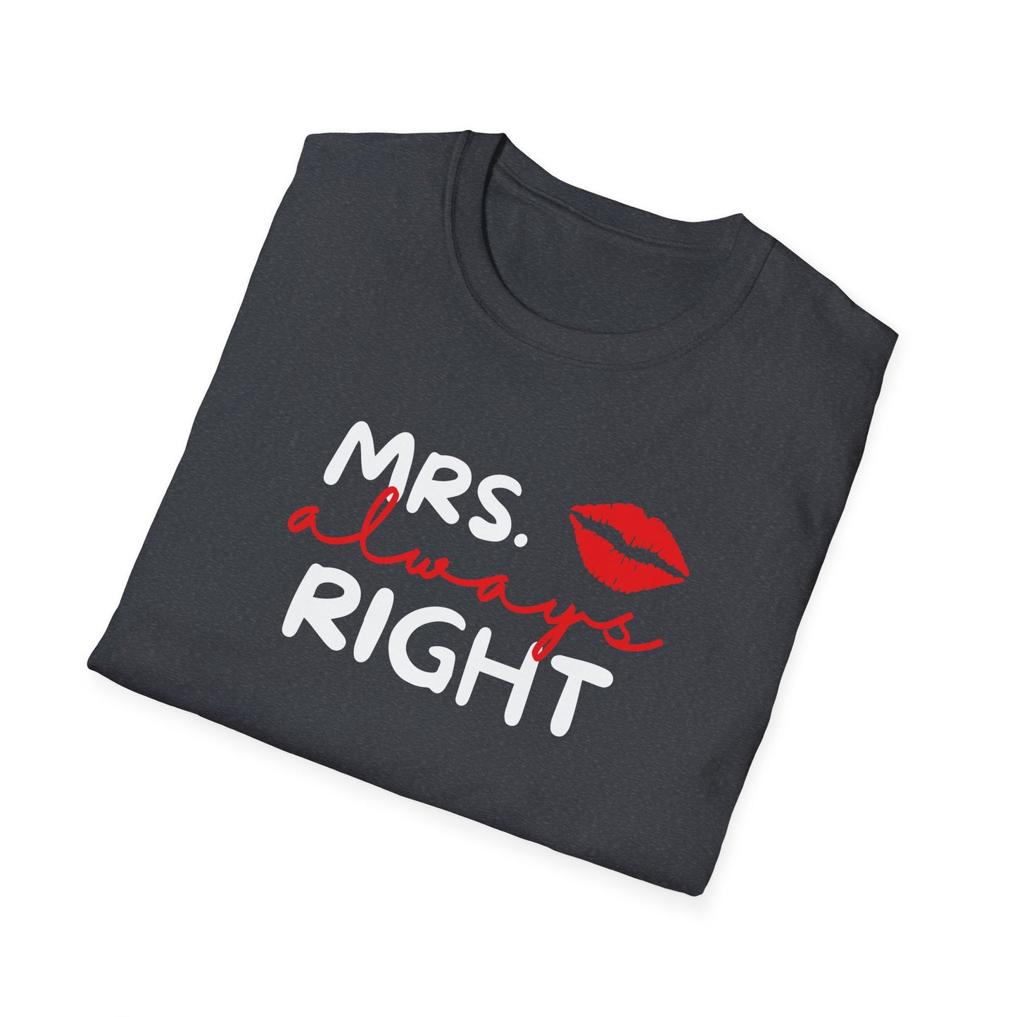 Matching Couple T-Shirts, Bride and Groom, Funny Husband Wife Shirt, Mrs. Always Right Mr. Never Wrong Shirt