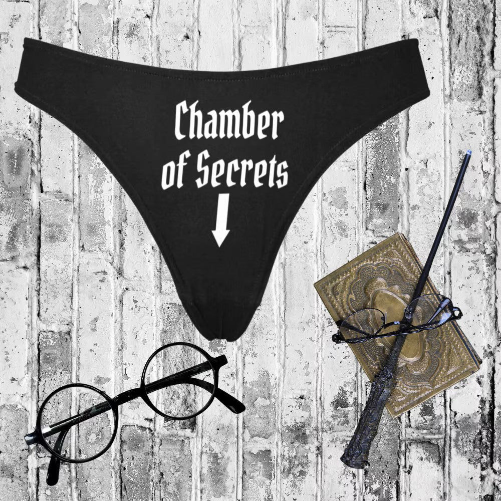 Slytherin Chamber of Secrets Funny Underwear - Perfect for Valentines, Anniversaries, Bachelorette Parties, Weddings, and More!